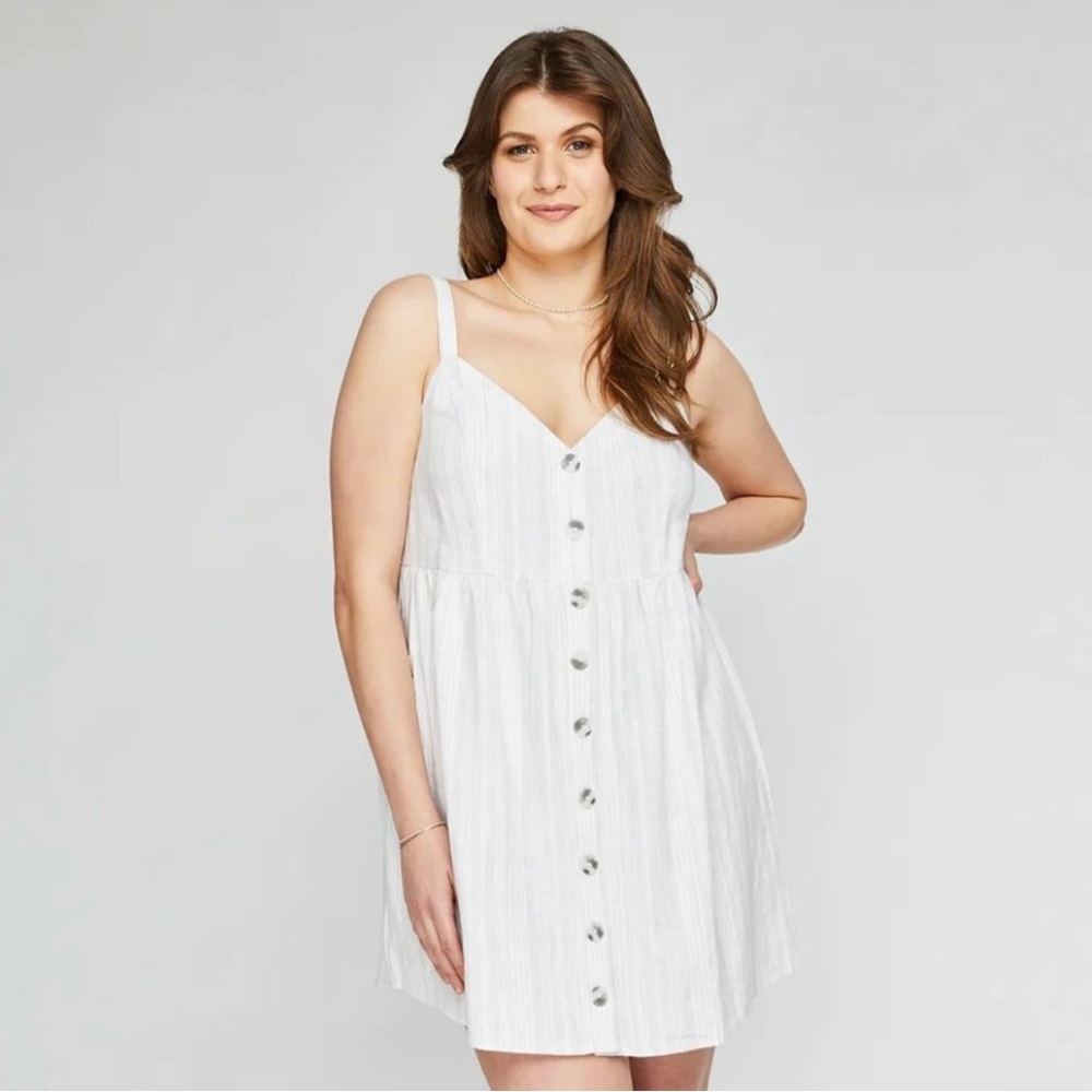 BNWT Gentle Fawn Linen Maui Mini Dress - Picture 2 of 8